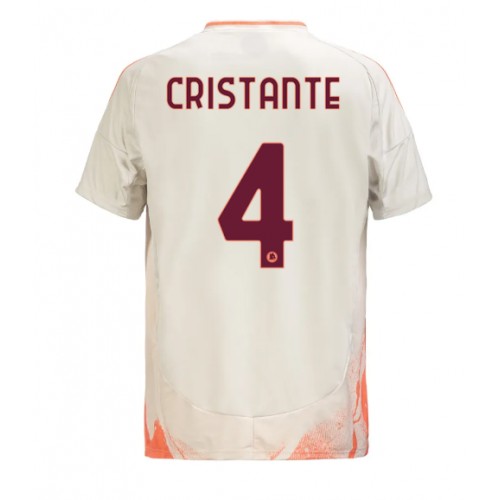 Fotbalové Dres AS Roma Bryan Cristante #4 Venkovní 2024-25 Krátký Rukáv